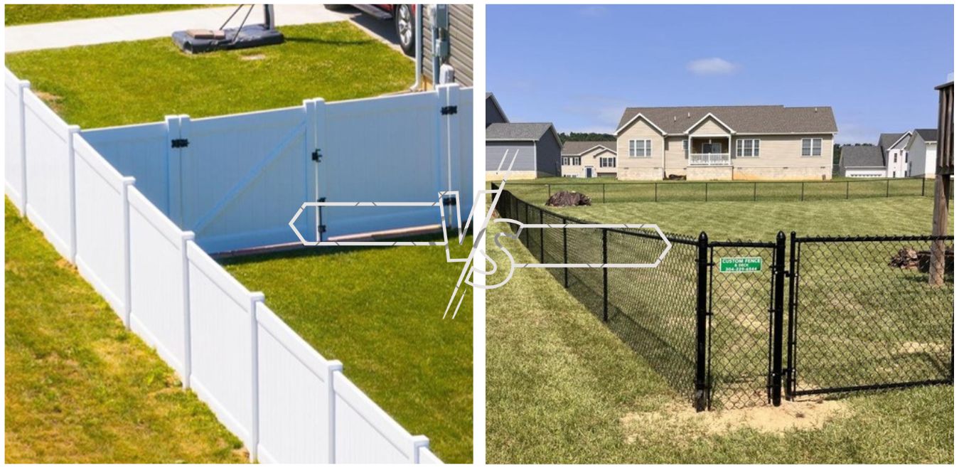 Vinyl Fence vs. Chain Link Fence